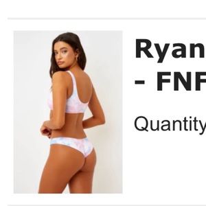 Frankie’s Bikinis- Twenty Five Top and Ryan Bottoms in Funfetti. New, no tags